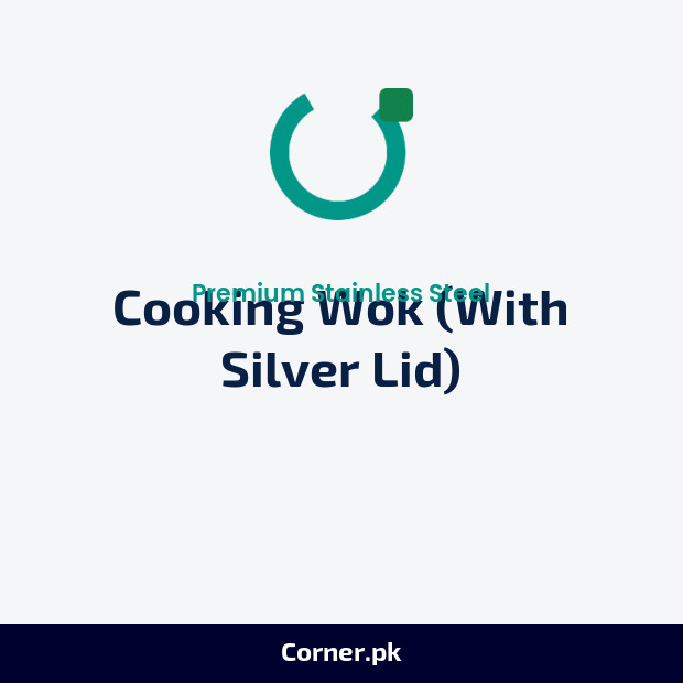 Cooking Wok (With Silver Lid)